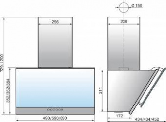 Вытяжка каминная Elikor Рубин S4 60П-700-Э4Д белый/перламутр управление: кнопочное (1 мотор) от магазина РЭССИ