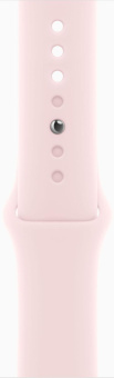 Смарт-часы Apple Watch Series 9 A2980 45мм OLED корп.розовый Sport Band рем.светло-розовый разм.брасл.:140-190мм (MR9G3LL/A) от магазина РЭССИ