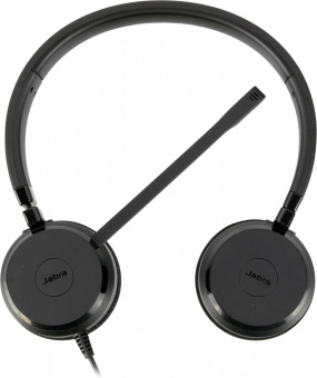 Наушники с микрофоном Jabra Evolve 20 MS Stereo черный 1.2м накладные USB оголовье (4999-823-109) от магазина РЭССИ