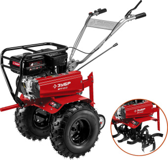 Мотоблок Зубр МТУ-350 бензиновый 5.15кВт 7л.с. от магазина РЭССИ
