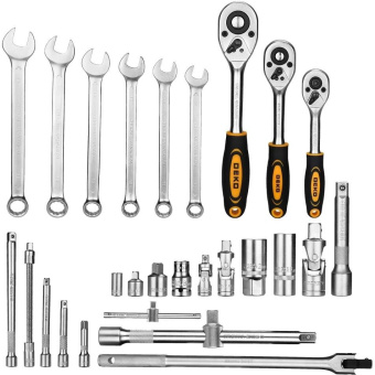 Набор инструментов Deko DKMT213 213 предметов (жесткий кейс) от магазина РЭССИ