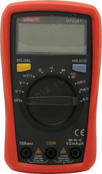 Портативный мультиметр UNI-T UT33A+ 13-0055 00-00001500 от магазина РЭССИ