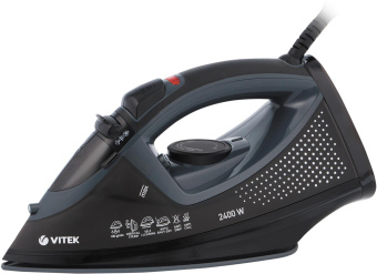 Утюг Vitek VT-8346 2400Вт черный от магазина РЭССИ