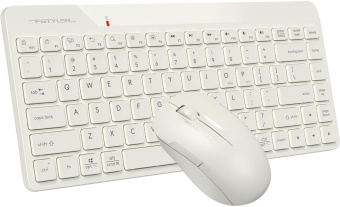 Клавиатура + мышь A4Tech Fstyler FG2200 Air клав:бежевый мышь:бежевый USB беспроводная slim (FG2200 AIR BEIGE) от магазина РЭССИ