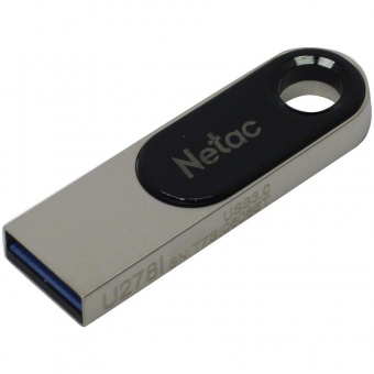 Флеш Диск Netac 128Gb U278 NT03U278N-128G-30PN USB3.0 серебристый/черный от магазина РЭССИ