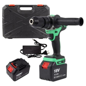 Дрель-шуруповерт Zitrek Green Impact 18V 1800Вт аккум. патрон:быстрозажимной (кейс в комплекте) (063-4046) от магазина РЭССИ