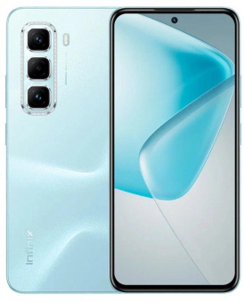 Смартфон Infinix X6881 Hot 50 Pro 128Gb 8Gb голубой моноблок 3G 4G 2Sim 6.78" 1080x2460 Android 14 50Mpix 802.11 a/b/g/n/ac NFC GPS GSM900/1800 GSM1900 TouchSc Protect FM microSD max2048Gb от магазина РЭССИ