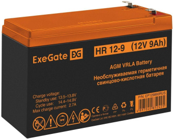 Батарея для ИБП Exegate EP129860 12В 9Ач от магазина РЭССИ