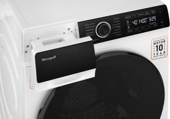 Стиральная машина Weissgauff Premium WMD 6016 DC Inverter Steam класс: B загр.фронтальная макс.:10кг (с сушкой) белый от магазина РЭССИ