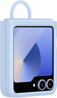 Чехол (клип-кейс) Samsung для Samsung Galaxy Z Flip6 Silicone Case Silicone Case Flip 6 (F741) голубой (EF-PF741TLEGRU) от магазина РЭССИ