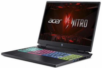 Ноутбук Acer Nitro 16 AN16-41-R89N Ryzen 9 7940H 32Gb SSD1Tb NVIDIA GeForce RTX4070 8Gb 16" IPS WQXGA (2560x1600) noOS black WiFi BT Cam (NH.QLJCD.002) от магазина РЭССИ