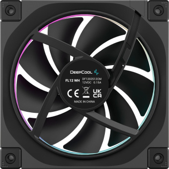 Вентилятор для корпуса Deepcool FL12 ARGB 120х120x25 черный 4-pin (R-FL12-BKAPN1-G) Ret от магазина РЭССИ