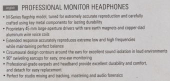 Наушники мониторные Audio-Technica ATH-M70X 3м черный проводные оголовье (80000182) от магазина РЭССИ