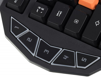 Клавиатура A4Tech Bloody B314 черный USB Multimedia for gamer LED (подставка для запястий) от магазина РЭССИ