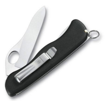 Перочинный нож Victorinox Sentinel Clip 111 мм 5 функций с фиксатором лезвия черный 0.8416.M3 от магазина РЭССИ
