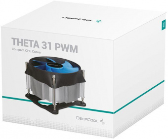 Устройство охлаждения(кулер) Deepcool Theta 31 PWM 1700 Soc-1700 4-pin 18-33dB Al+Cu 95W 450gr Ret от магазина РЭССИ