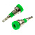 Z007 2mm panel jack GREEN от магазина РЭССИ