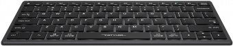 Клавиатура A4Tech Fstyler FX61 серый USB slim LED (FX61 GREY) от магазина РЭССИ