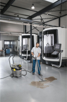 Строительный пылесос Karcher NT 40/1 Tact Te L 1380Вт (уборка: сухая/влажная) серый от магазина РЭССИ