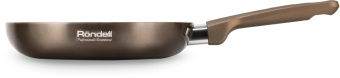 Сковорода Rondell Impressia RDA-1153 круглая 24см покрытие: Xylan Plus ручка несъемная (без крышки) коричневый от магазина РЭССИ