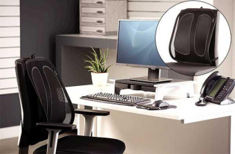 Поддерживающая подушка Fellowes Office Suites Mesh черный от магазина РЭССИ