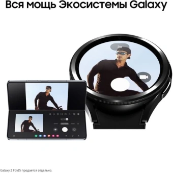 Смарт-часы Samsung Galaxy Watch 6 Classic LTE 47мм 1.5" AMOLED корп.черный рем.черный (SM-R965FZKACAU) от магазина РЭССИ