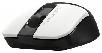 Мышь A4Tech Fstyler FB12 белый/черный оптическая (1200dpi) беспроводная BT/Radio USB (3but) от магазина РЭССИ