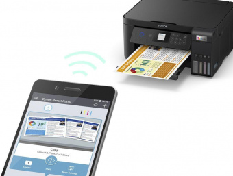 МФУ струйный Epson L4260 A4 Duplex WiFi USB черный от магазина РЭССИ