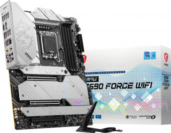 Материнская плата MSI MPG Z690 FORCE WIFI Soc-1700 Intel Z690 4xDDR5 ATX AC`97 8ch(7.1) 2.5Gg RAID+HDMI+DP от магазина РЭССИ