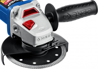Углошлифовальная машина Зубр УШМ-П125-1500 ЭПСТ 1500Вт 9500об/мин рез.шпин.:M14 d=125мм от магазина РЭССИ