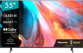 Телевизор QLED Hisense 55" 55E7HQ черный 4K Ultra HD 60Hz DVB-T DVB-T2 DVB-C DVB-S DVB-S2 WiFi Smart TV (RUS) от магазина РЭССИ