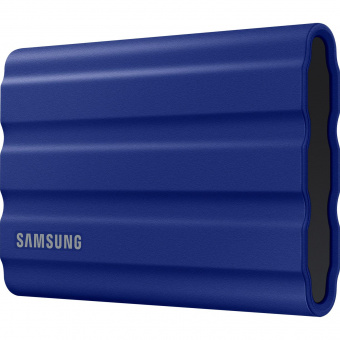 Накопитель SSD Samsung Original USB-C 2Tb MU-PE2T0R/WW Shield T7 1.8" синий от магазина РЭССИ