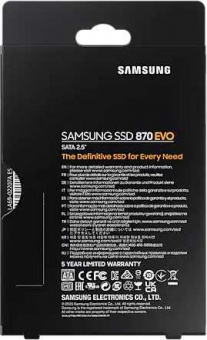 Накопитель SSD Samsung SATA III 500Gb MZ-77E500BW 870 EVO 2.5" от магазина РЭССИ