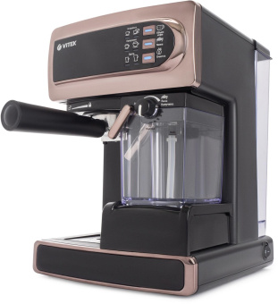 Кофеварка рожковая Vitek VT-1517 GD 1238Вт золотистый от магазина РЭССИ
