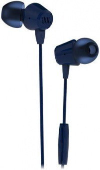 Гарнитура вкладыши JBL C50HI 1.2м синий проводные в ушной раковине (JBLC50HIBLU) от магазина РЭССИ