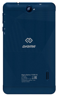 Планшет Digma Optima 7 E200 3G SC7731E (1.3) 4C RAM2Gb ROM16Gb 7" IPS 1024x600 3G Android 11.0 Go темно-синий 2Mpix 0.3Mpix BT GPS WiFi Touch microSD 128Gb minUSB 2000mAh