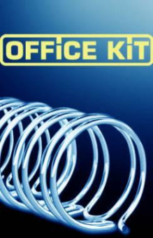 Пружины для переплета металлические Office Kit d=14.3мм 100-120лист A4 черный (100шт) OKPM916B от магазина РЭССИ