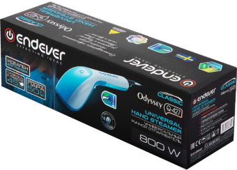 Отпариватель ручной Endever Odyssey Q-427 800Вт белый/голубой от магазина РЭССИ