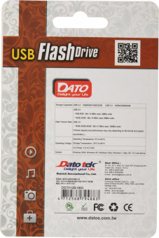 Флеш Диск Dato 8Gb DS7012 DS7012B-08G USB2.0 синий от магазина РЭССИ