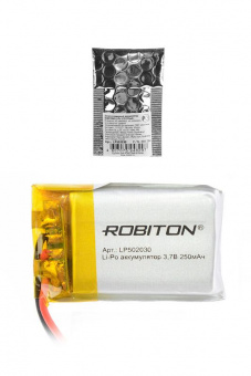 Аккумулятор ROBITON LP502030 3.7В 250мАч PK1 от магазина РЭССИ