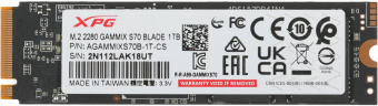 Накопитель SSD A-Data PCIe 4.0 x4 1TB AGAMMIXS70B-1T-CS XPG Gammix S70 Blade M.2 2280 от магазина РЭССИ