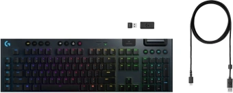 Клавиатура Logitech G915 LIGHTSPEED механическая черный USB беспроводная BT/Radio Multimedia for gamer LED (920-009111) от магазина РЭССИ