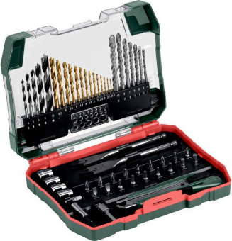 Набор бит и сверл Metabo 626707000 по мет/камн/дер (55пред.) для шуруповертов/дрелей от магазина РЭССИ
