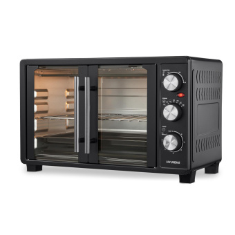 Мини-печь Hyundai MIO-HY083 30л. 1500Вт черный/хром от магазина РЭССИ