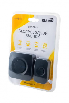 Звонок беспроводной GARIN DoorBell DB1KBAT черный BL1 от магазина РЭССИ