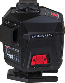 Нивелир лазерн. Elitech LN 16D GREEN 2кл.лаз. 520нм цв.луч. зеленый 4луч. (204737) от магазина РЭССИ