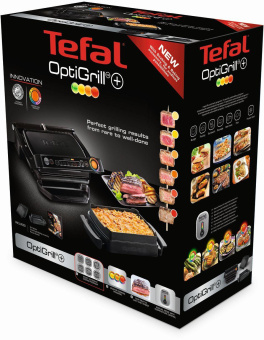 Электрогриль Tefal Optigrill+ GC714834 2000Вт черный от магазина РЭССИ