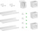 Картинка Лотки Cactus CS-PB-SET2 белый от магазина РЭССИ Лотки Cactus CS-PB-SET2 белый от магазина РЭССИ