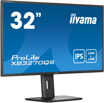 Монитор Iiyama 31.5" ProLite XB3270QS-B5 черный IPS LED 4ms 16:9 DVI HDMI M/M матовая HAS Piv 1200:1 250cd 178гр/178гр 2560x1440 DP WQ 9.4кг от магазина РЭССИ