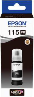 Чернила Epson 115 C13T07D14A черный фото 70мл для Epson L8160/8180 от магазина РЭССИ